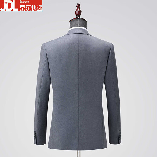 BOSS business formal wear wool men's suit spring and autumn high-end wedding solid color suit jacket navy/single slit XS D version 160/92D