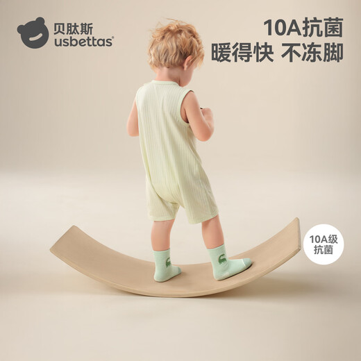 Betis baby socks autumn and winter thickened and warm newborn baby double-sided velvet cotton socks men and women children's mid-tube socks