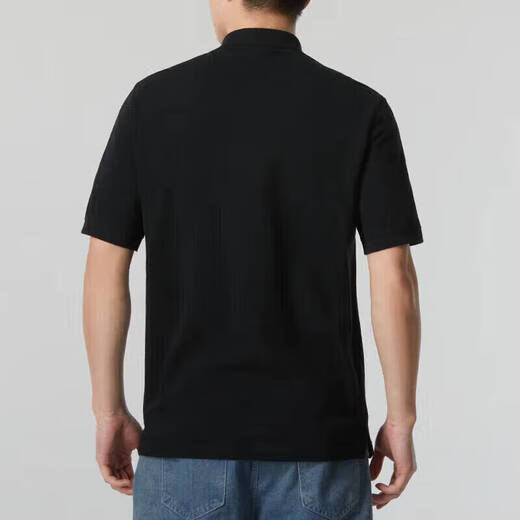 Nike (Nike) Offizieller Schiffsgeschäft kurzärmelige Herrenkleidung, neue Frühlings- und Sommersportwear, modisches atmungsaktives Polo-Hemd, Revers-T-Shirt, FN3895-010/Schwarzes Stickel kleines Label L
