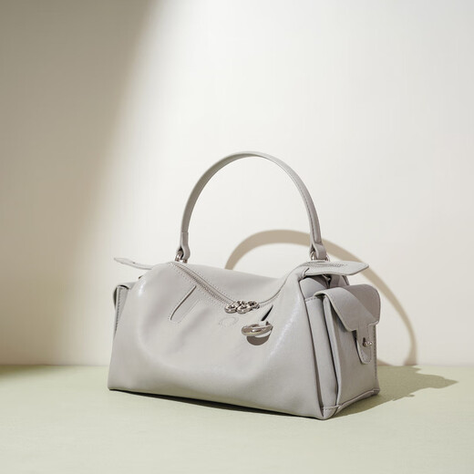 
CITICITY Bag Women's Bag High-end Luxury Pillow Bag One-Shoulder Crossbody Bag 2025 New Niche Fashion Handbag Seagull Gray (Exquisite Gift Box)