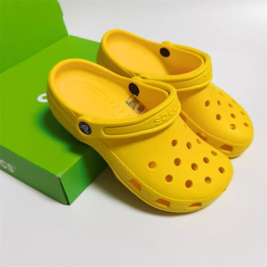 Crocs Crocs star hole shoes summer same style outdoor wading EVA anti-slip sandals for male and female stars star black 43