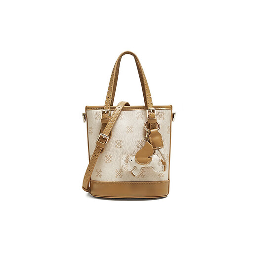 Best 2025 autumn new style shopping mall same bucket bag fashionable and trendy crossbody bag for women TY042CX5 beige/brown F