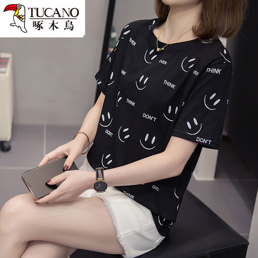 Camiseta de algodón puro de algodón puro de algodón puro de algodón puro de algodón de algodón puro para mujeres para mujeres
