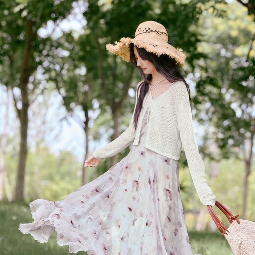 'Seifini' Shi Tri Bohemian Hollow Strick-Strickjacke für Frauen 2025 Sommer neu