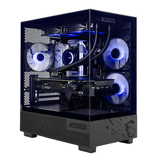 MSI AMD R7 7800X3D/9700X/5060Ti/5070/9070XT Desktop Assembly Computer Game Esports Delta Mobile Computer Host DIY Assembly Machine Configuration Sixteen 9700X+RX9070XT