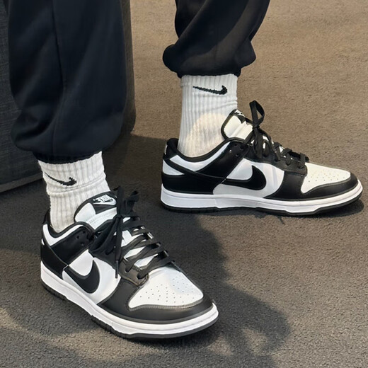 
Nike (NIKE) basketball shoes men's shoes 2025 summer new Air Jordan 1 AJ1 board shoes retro casual sneakers DD1391-100 Black and white panda DUNK 44.5