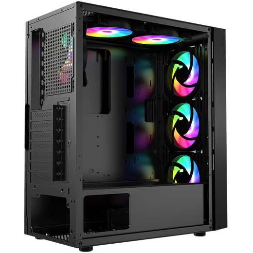 MSI intel Core i5 12490F/13400F/RX6500XT/7650GRE/9060XT desktop assembly machine game e-sports office design computer host DIY complete machine configuration four i5 13400F box + RX6500XT