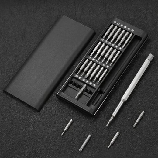 Computer Tools 24-in-1 Screwdriver Portable Full Set Assembling Super Hard Precision Mobile Phone Computer Repair and Disassembly Glasses Plastic Handle Magnetic Style-24-in-1 Set