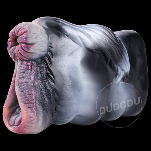 Geeba Aircraft Cup Masturbation Famme Disvice for Men Simulation Animal Double Channel Manual Cup lent Playing Toys Toys Adult Sex Toys Zebra 6189 [Dual Channel Penis Long 13 / Anal Long 13]