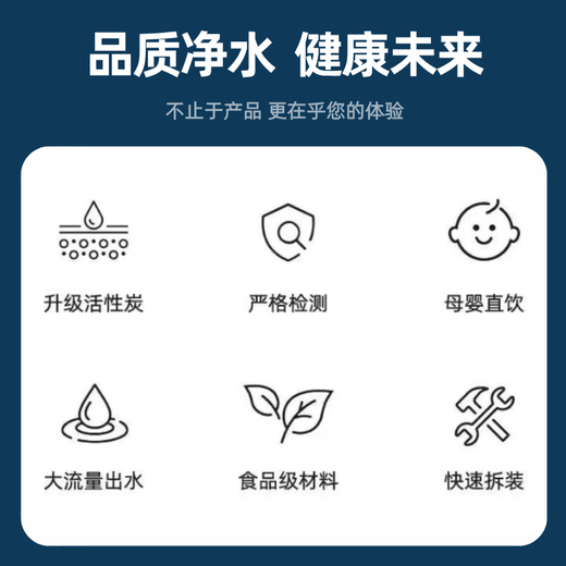 芬享瑞可配套飞利浦净水器滤芯AUT1007/1008/AUT4008/4009/AUT723/724饮水机全套通用PPC复合后置T33滤芯 PPC复合滤芯