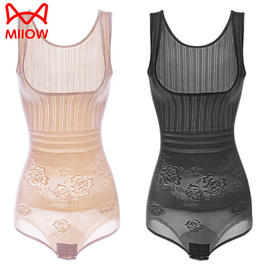 
Cat Man (MiiOW) markless belly-lifting buttocks and waist tight belly shaping clothes to make you look slimming body shaping body shaping body underwear for women Black M (recommended 135 Jin [Jin equals 0.5 kg])