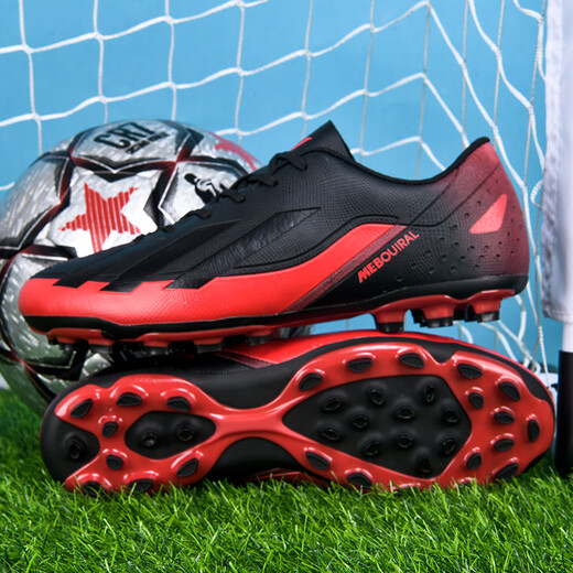 AJXU high-end brand Ronaldo Assassin's new low-top football shoes Falcon men's children's boys and girls adult training shoes Year of the Snake limited white orange short nails 33