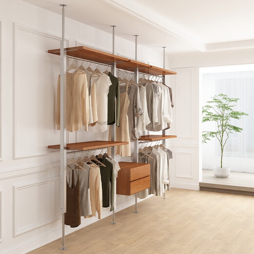 Yusenyi, der mittelalterliche Metallgarderobe, Metro Art Hanging Rack, offenes Schlafzimmer begehbar