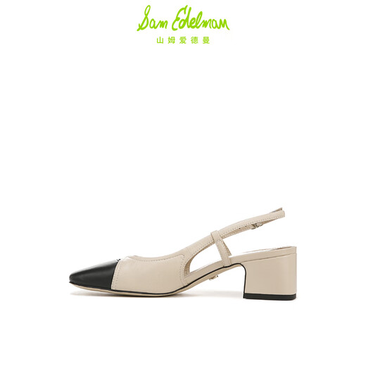 
SAM EDELMAN Sam Edelman summer square toe butter shoes bag toe high heel sandals single shoes for women TARRA black/sand color-I2694 (size can refer to the try-on report) 39 US size 8M