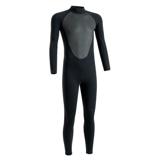 Jingyong 3mm wetsuit, men's warm and cold-proof wet winter swimming one-piece snorkeling and surfing suit (please note the size when placing an order)-DZ