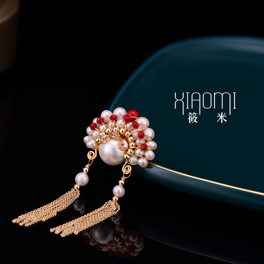 Jingkodi designer Ma Dan handmade corsage natural pearl brooch for women with Peking opera facial makeup and opera accessories brooch 1