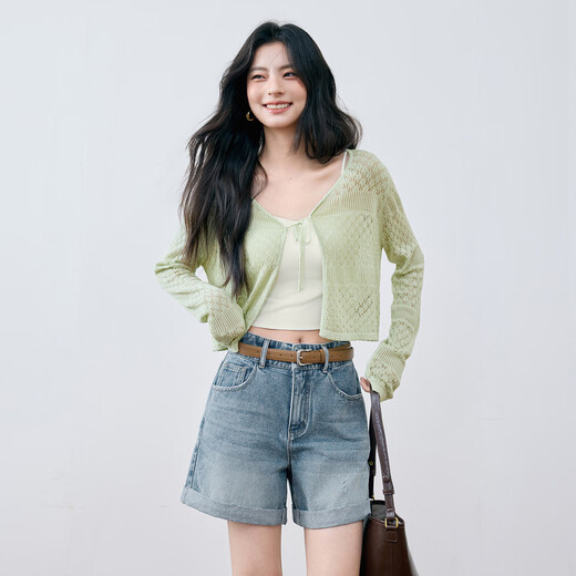 'Seifini' Shi Tri Bohemian Hollow Strick-Strickjacke für Frauen 2025 Sommer neu