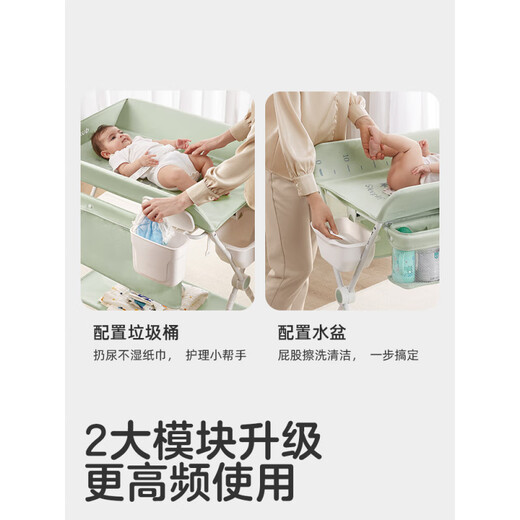 Kub Windel Tabelle Neugeborene Baby Ersatzpflege Tabelle Windel Massage Massage Touch Folding Mobile Multifunktionale Koala + Badematte