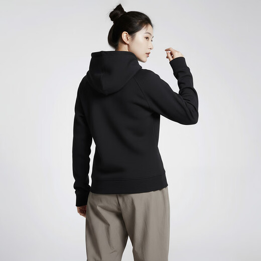 NIKE Women's Spring and Autumn Hooded Jacket Casual Sports FB8339-010 Black XL