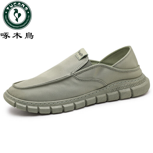 Zapatos de tela de pájaros carpinteros zapatos de lienzo de lienzo de verano para hombres.