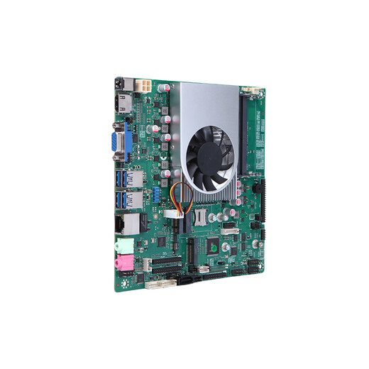 VKOMING 微控鑫义嵌入式工业主板自带CPU散热器四显DDR4低功耗13代i5/i7工控工业电脑主板 i7WK-1365UB0 单网 6串