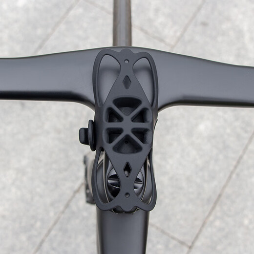 He Jiagong GUBP9 silicone mobile phone strap mobile phone holder bicycle mountain bike road handlebar integrated handlebar 2025 new P6-black