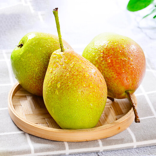 京鲜鲲山西红香酥梨 新鲜水果 酥梨现摘水果脆甜梨子生鲜 5斤活动装（净重4.5斤）