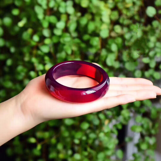 DL 1998 Fat Donglai same style beeswax blood amber bracelet red amber ladies gift chicken fat red ethnic style hand jewelry blood amber bracelet width 17.5MM inner diameter 58MM