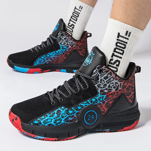 Putian Feibiao Wade basketball shoes boys sneakers student boys sneakers Kobe James running shoes women 695 white purple 24 37