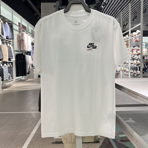 Nike (Nike) Camiseta de manga corta Hombres Summer New Sportswear New Sportswear Burnitable Reduck Clevle Top Manga IB7527-010 Algodón puro HQ9276-100 Sail White M Recomendado 120-130Jin [Jin equivale a 0.5 kg]