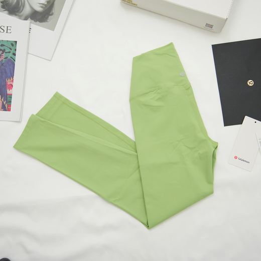 Lululemon nine-point yoga pants Align series Pilates women's high-waist fitness running sports outer trousers black M (6) 100-115Jin Jin equals 0.5 kg