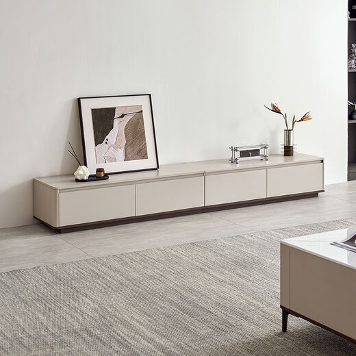 Lin's Home kleine Wohnung TV-Schrank vom Boden bis zur Decke Wohnzimmer 2025 neue Couchtischkombination RD4M
