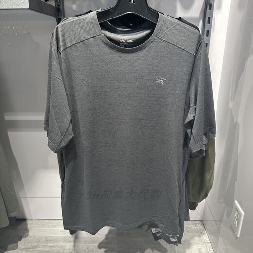 始祖鸟（ARC'TERYX）男款 CORMAC 系列 防晒 速干 T恤 黑灰色背标-X9721 M -国现