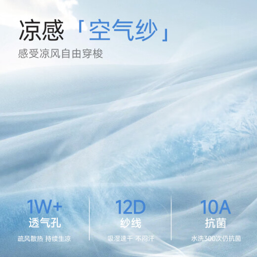 幸棉【梁洁同款】文胸大胸显小凉感高透气兔耳杯提拉侧收防下垂内衣女 灵动蓝 L (80BCD)