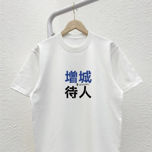FANQI对唔海珠唔广罢州成旧番禺粤语文化T恤短袖谐音梗半袖衣服 白色 G733 广州 S (80-90斤)
