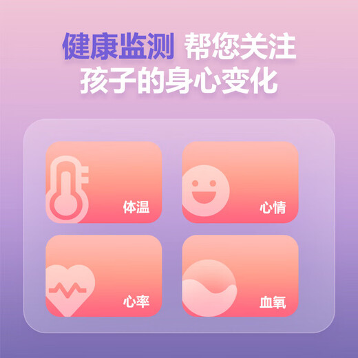 Little genius Z6pro phone watch for children boys and girls gift Z6pro juvenile version positioning body temperature monitoring Z6Pro-Tianjing Blue