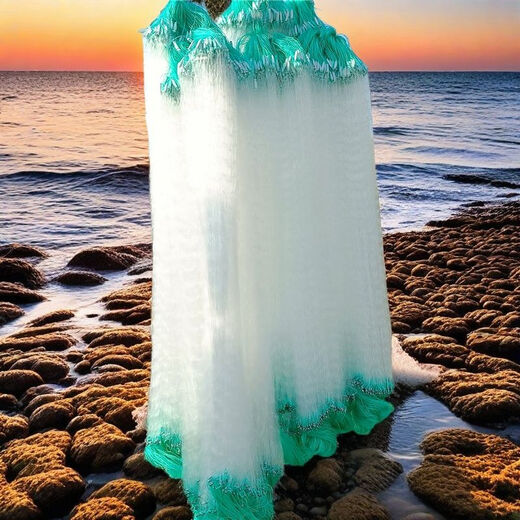 Baitiao Fish Net Baitiao Net handmade imported quality single layer filament fishing net sticky net three layers sinking net crucian carp soft fish single layer floating net 0.6 meters high 5 meters long 1 finger