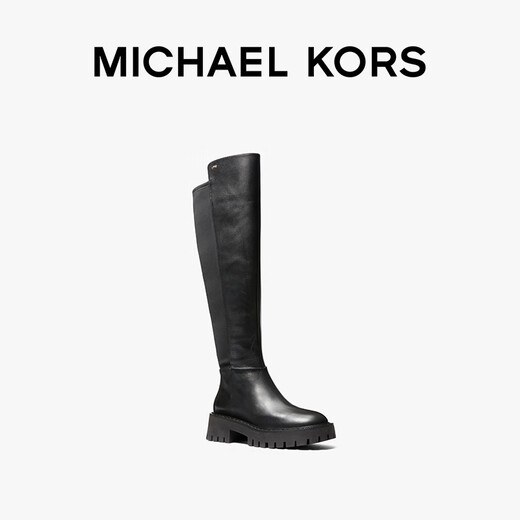 MICHAEL KORS MK Asher women's knee-high boots knight boots black 001 widened version 39 8