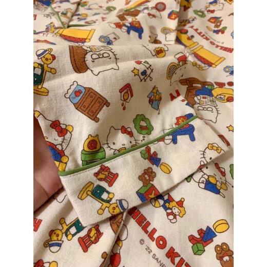 Nouveau pyjama en trois pièces pour les femmes d'été à manches courtes à manches courtes de style Internet célébrités mignonnes cartoons de dinosaure à domicile wzl1484 m [80-100jin recommandés [Jin est égal à 0,5 kg]]]