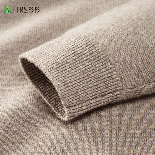 Shanshan thickened 550g large size 100% pure wool sweater men's autumn and winter bottoming sweater round neck pullover sweater