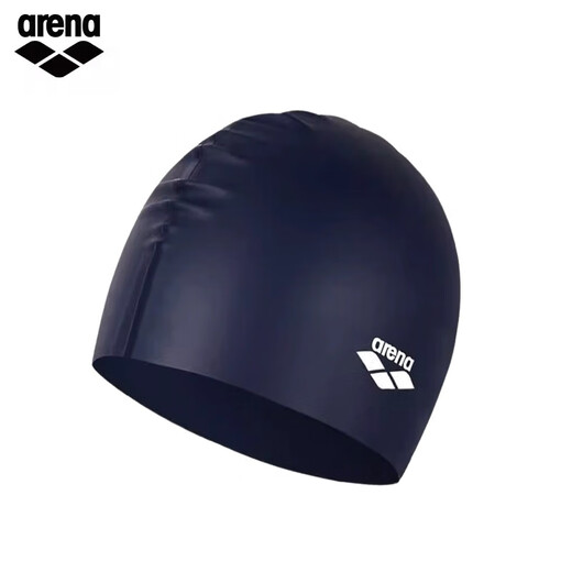 Arena Swimming Cap Unisex Silicone Waterproof Headless Adult Swimming Equipment Comfortable Ear Protection Arena Navy Blue Gradient Label