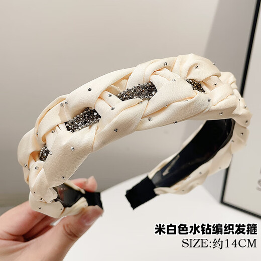 Dingjing headband light luxury women's 2025 new hairpin wide-brimmed headband practical and high-end going out headwear birthday gift