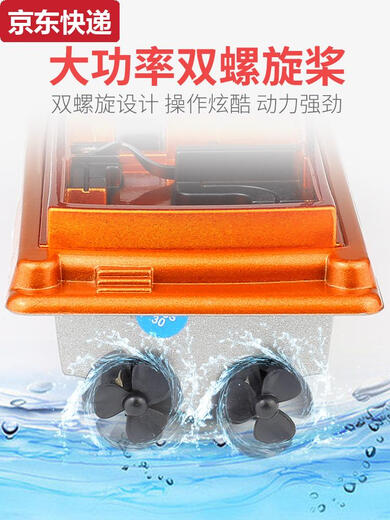 奇立彩迷你遥控游轮赛艇儿童水上遥控玩具船模型高速快艇赛艇2.4g充电船 绿色-2.4G遥控赛艇闲牛款 2节7号电池+螺丝刀+充电头