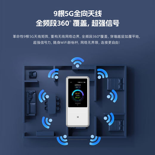 ZTE U60 Pro 5G portable WiFi7 mobile accompanying 5g full network plug-in card router long battery life car unlimited wifi card wireless broadband portable 2025 model U60 Pro black + dual network annual package monthly 1500G