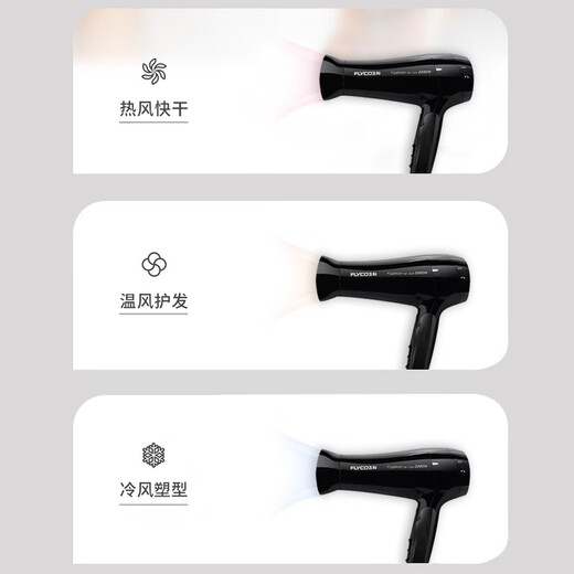 三选优品电吹风家用大功率2000W速干吹风机学生宿舍用折叠风筒fh6231 博锐吹风机/绿色送免打孔 收纳架