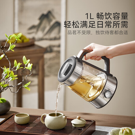 SUPOR tea kettle health kettle electric kettle tea kettle aerospace grade pure titanium high temperature extraction automatic temperature control insulation steam spray tea kettle office home SW-10C21