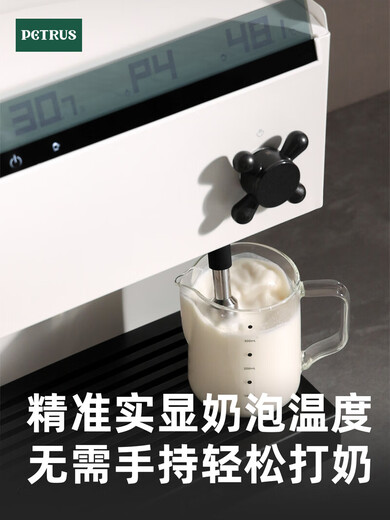 Baicui PE3888Pro straight-white coffee machine small household American-Italian full semi-automatic commercial extraction office white (two-year warranty)