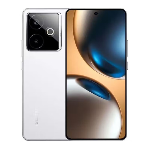 Realme GT7 Dimensity 9400+ 7200 mAh battery Long battery life Ultrasonic 3D fingerprint E-sports AI gaming 5G Graphene-Snow 12GB+256GB Standalone Third-party brand fast charging