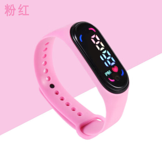 Neues M7 -Armband Männer und Frauen Modetorte Schwimmen wasserdichte Studenten Uhren und Frauen Touch LED Electronic Watch Grau