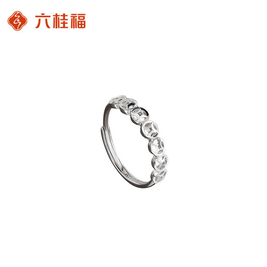 LIU GUI FU JEWELRY platinum ring for women 2025 new solid ring platinum money ring birthday gift for girlfriend 1.99g platinum money ring